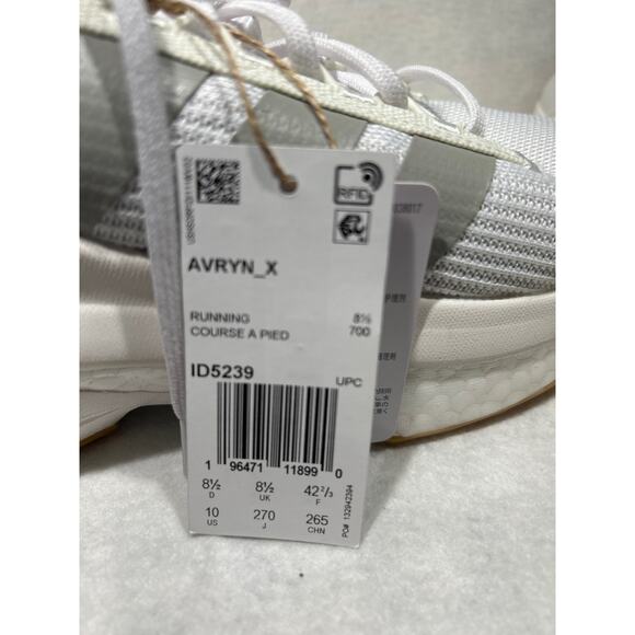 ADIDAS WOMEN’S AVRYN_X SHOES IN CLOUD/CHALK. SIZE 10. NWOB - Picture 7 of 10